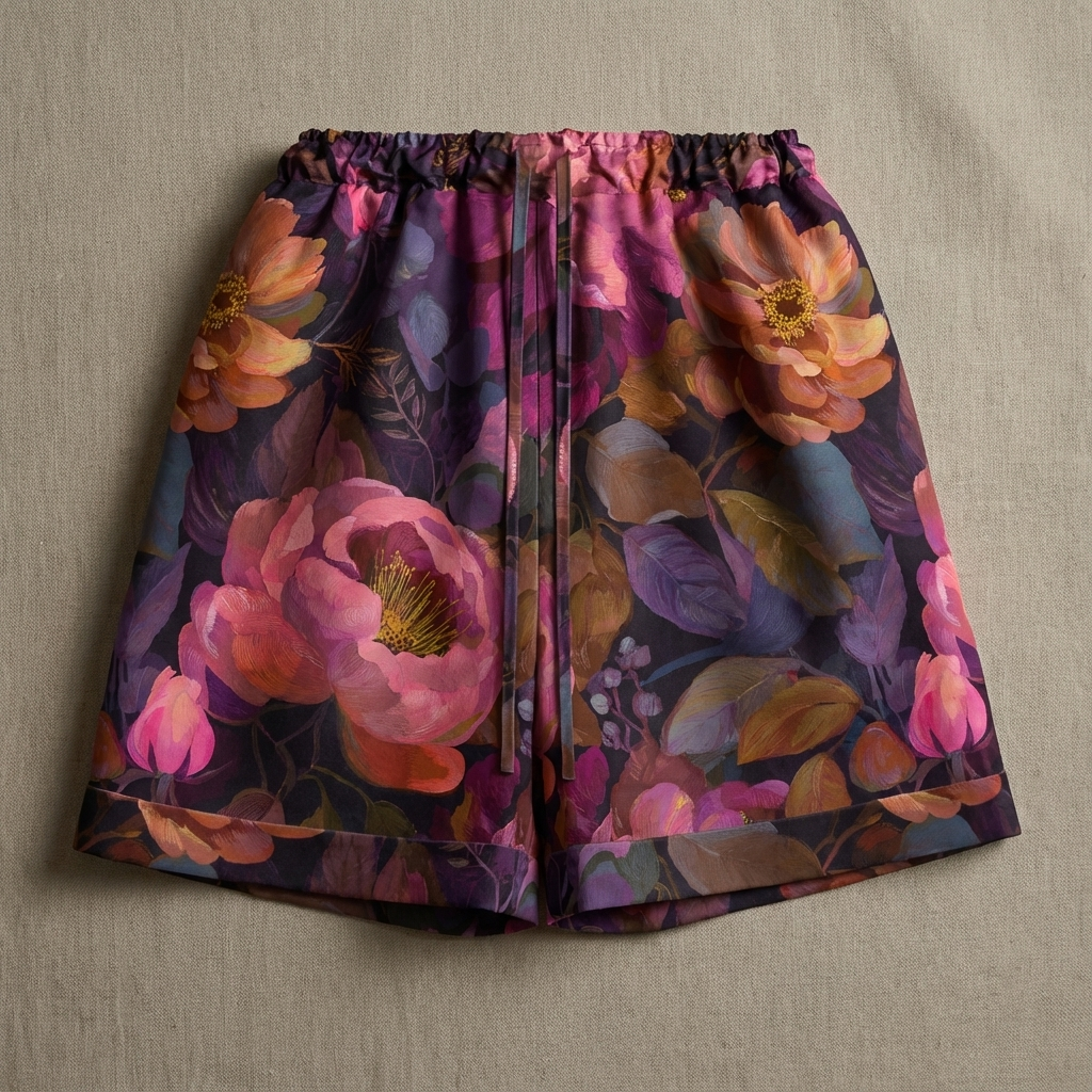 Pajama Short | Midnight Florals
