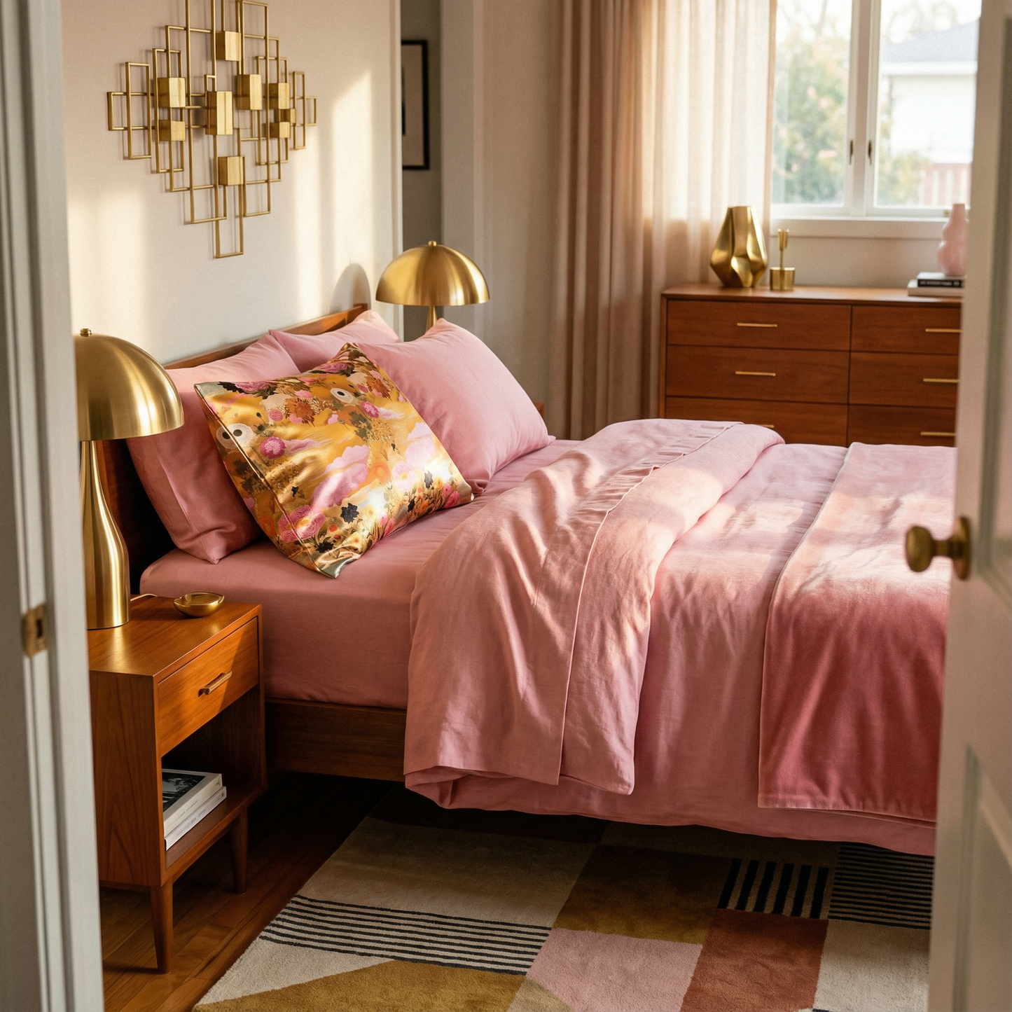 Mystic Silk Pillowcase in Wonderland