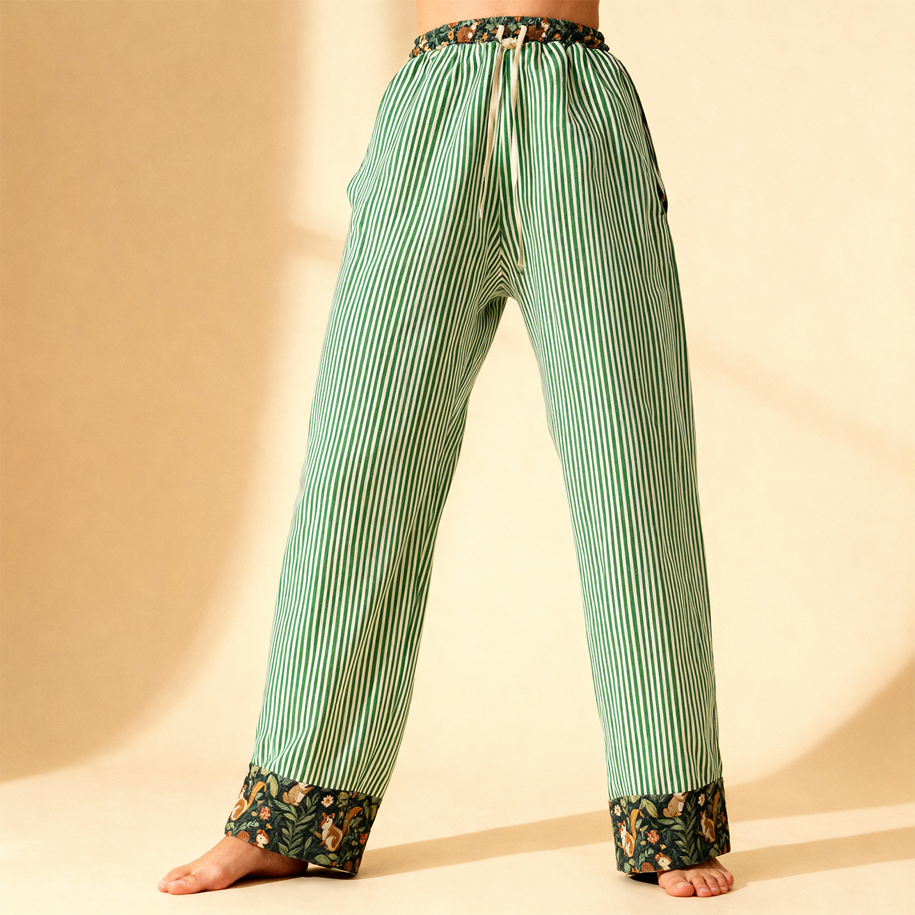 Squirrel & Twirl Pajama Pants in Enchanted