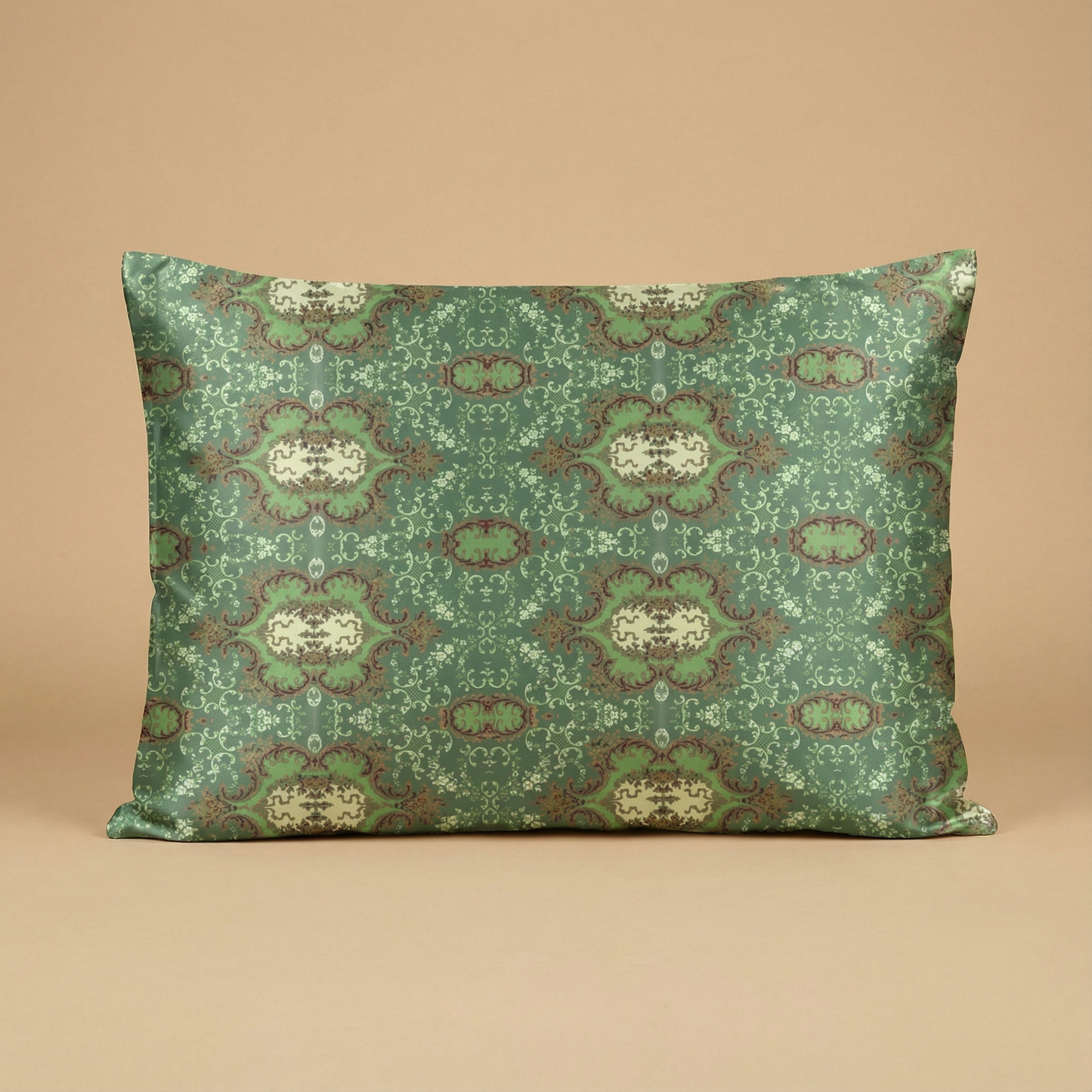 Palazzo Verde Silk Pillowcase in Versailles Green