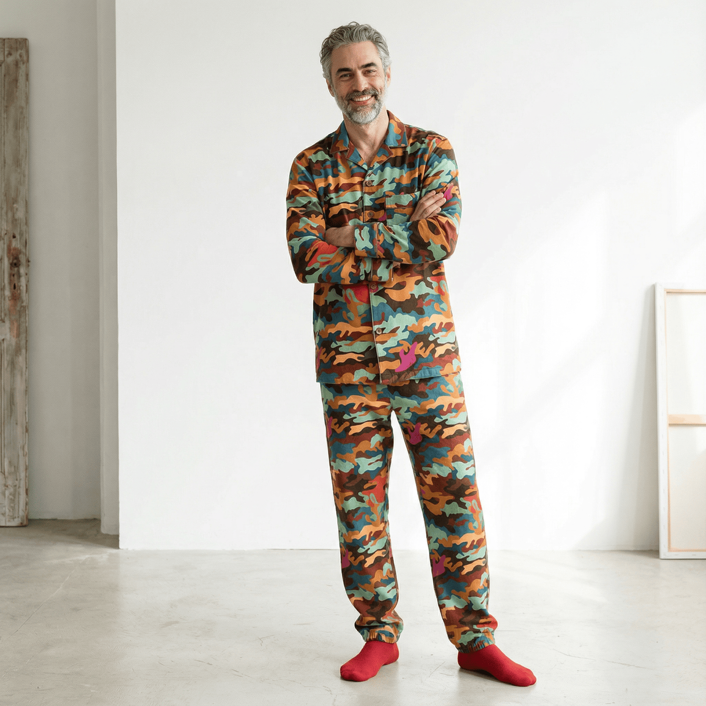 The Modern Life is Rubbish Camo Pajama Top