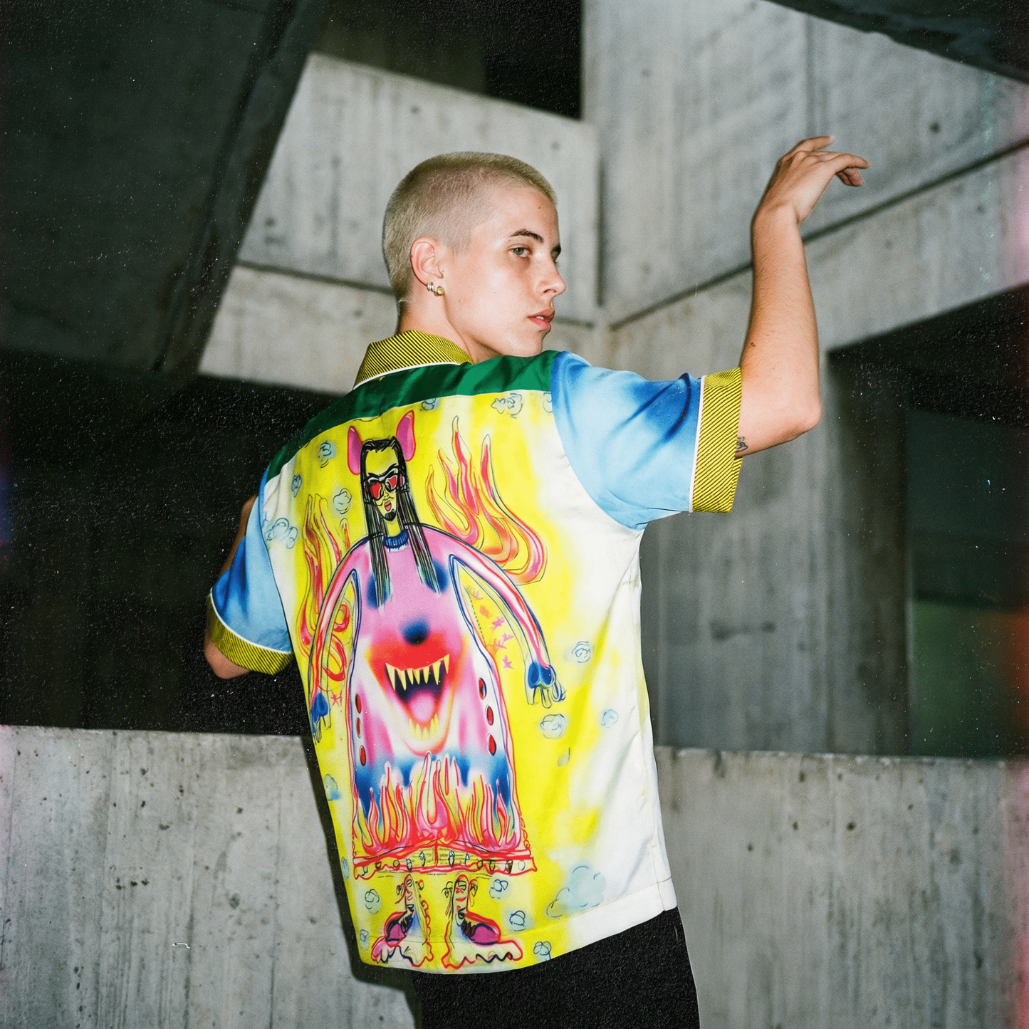 Infected Rat Silk Pajama Shirt In non-sequitur