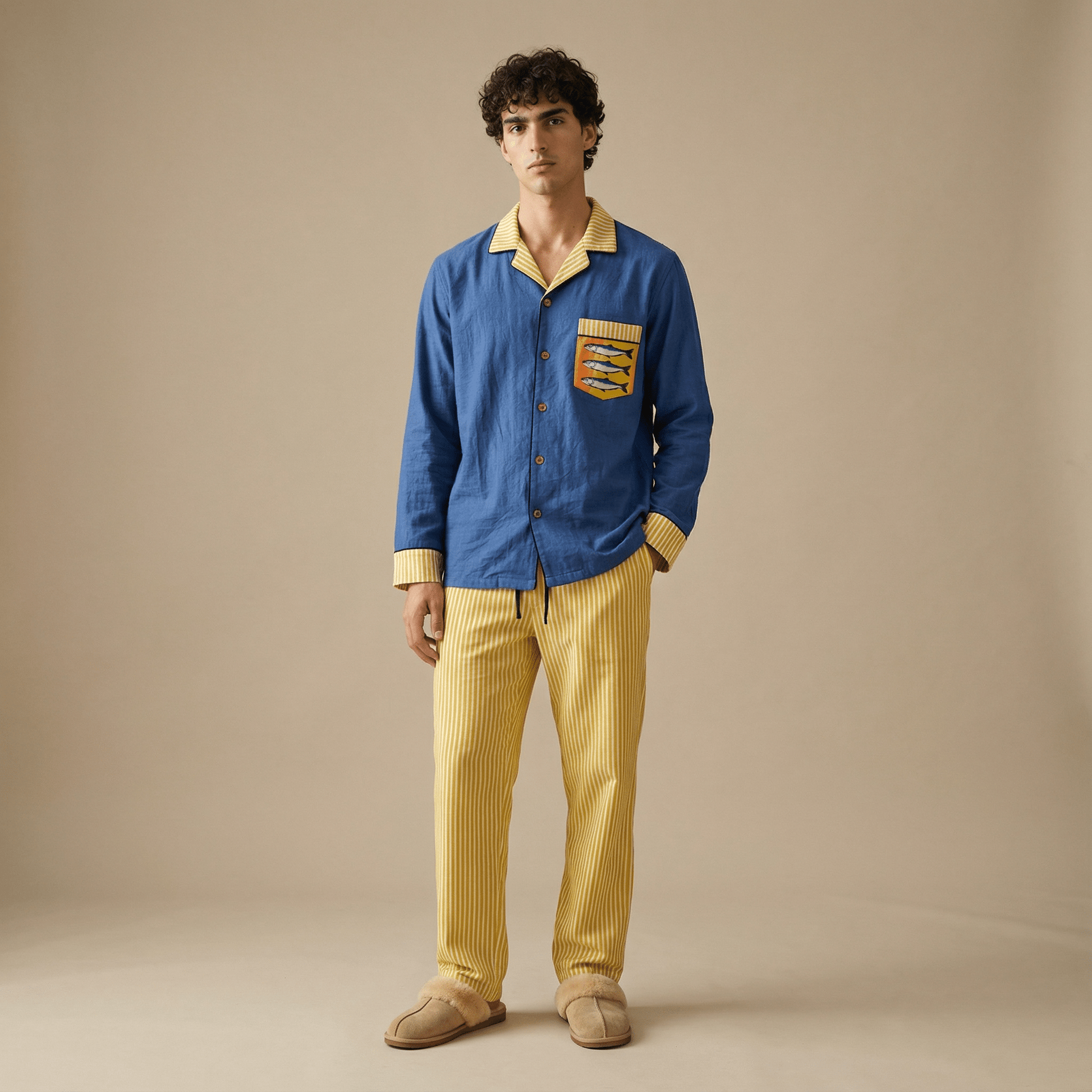 Matiz Sardine Men's Pajama Shirt