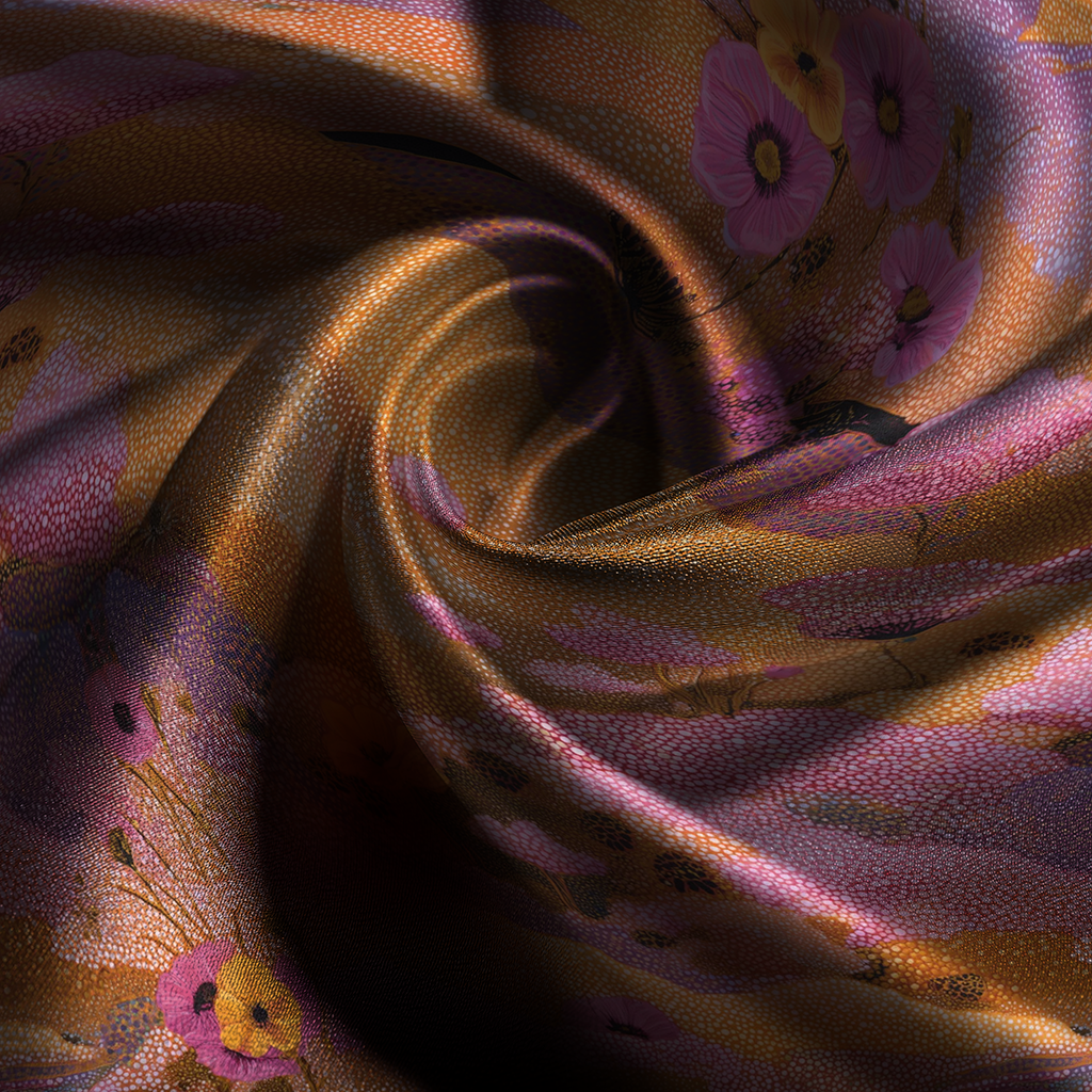 Pippa Silk Pillowcase in Coastal Dusk