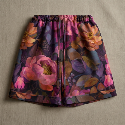 Pajama Short | Midnight Florals