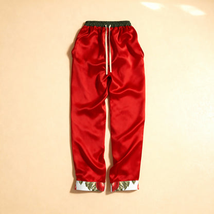 Orchard Mischief Silk Pajama Pants in Classic