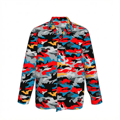 The Out of the Blue Camo Pajama Top