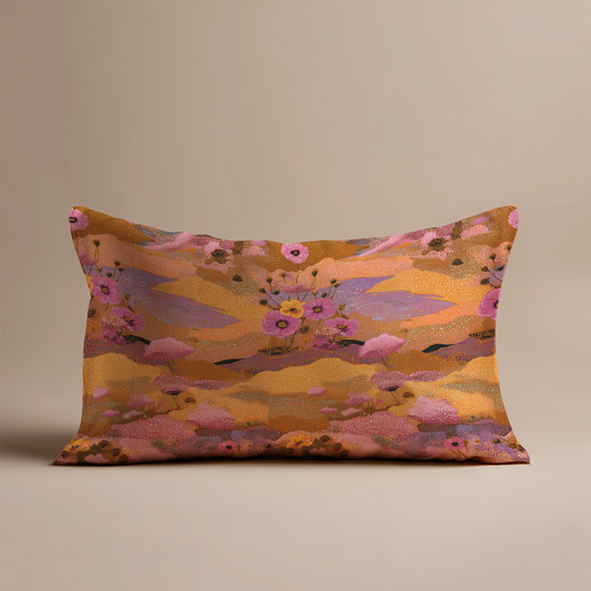 Pippa Silk Pillowcase in Coastal Dusk