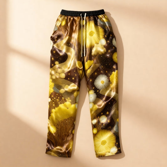 Dandelion Silk Pajama Pants in Bliss