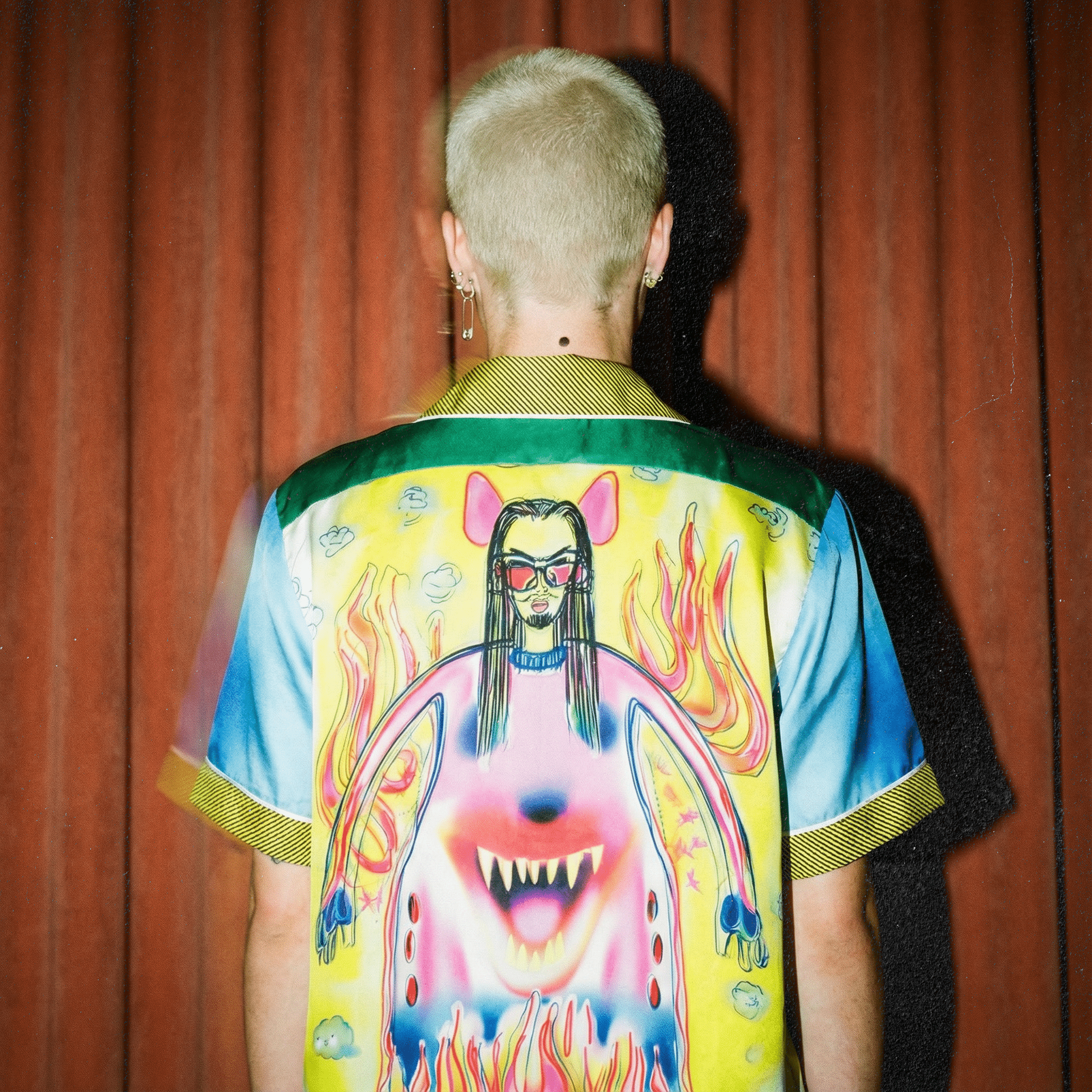 Infected Rat Silk Pajama Shirt In non-sequitur