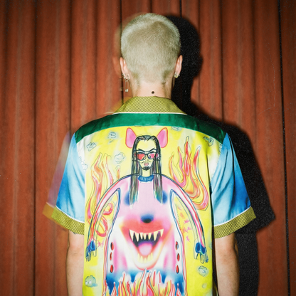 Infected Rat Silk Pajama Shirt In non-sequitur