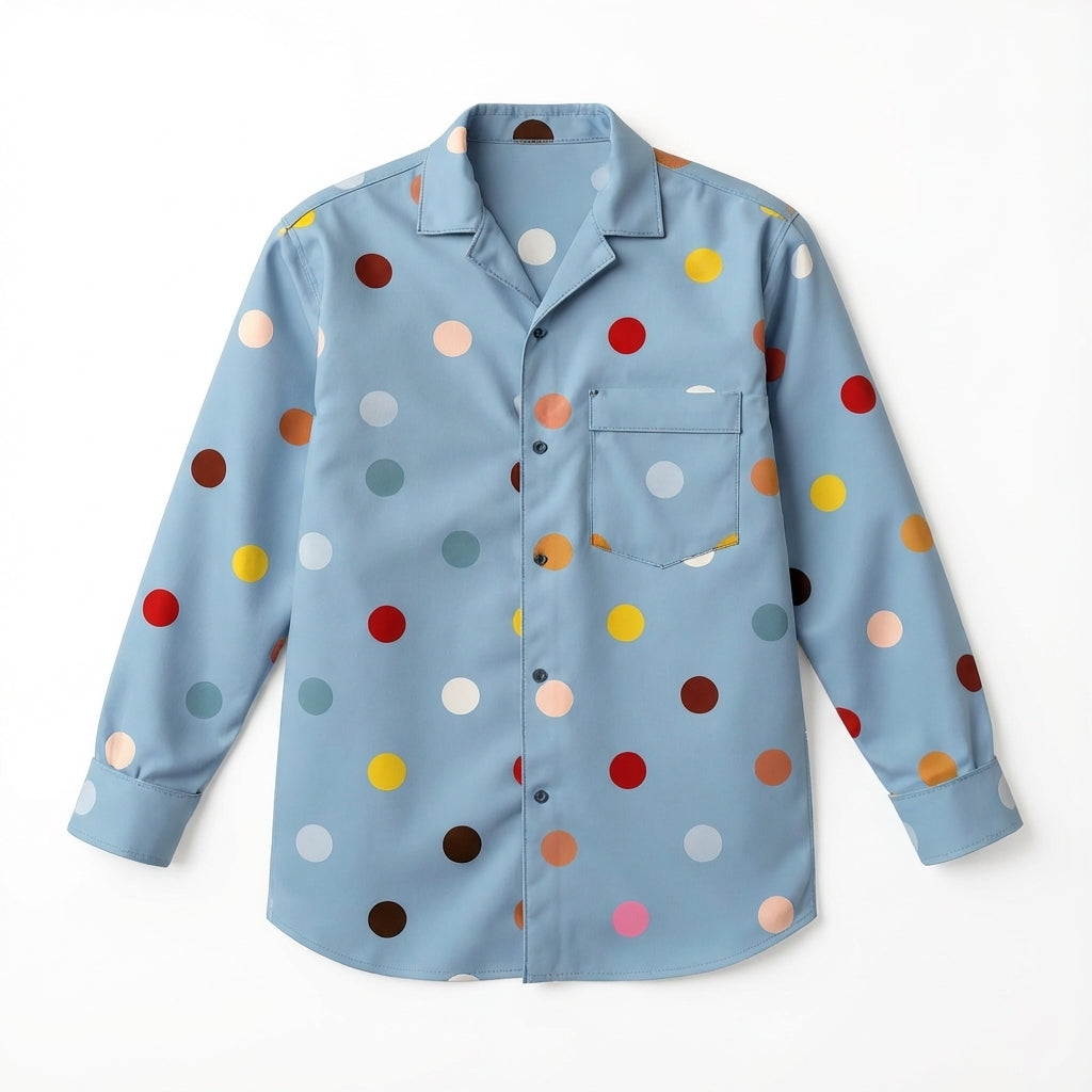 The PinUps Polka Dot Pajama Top