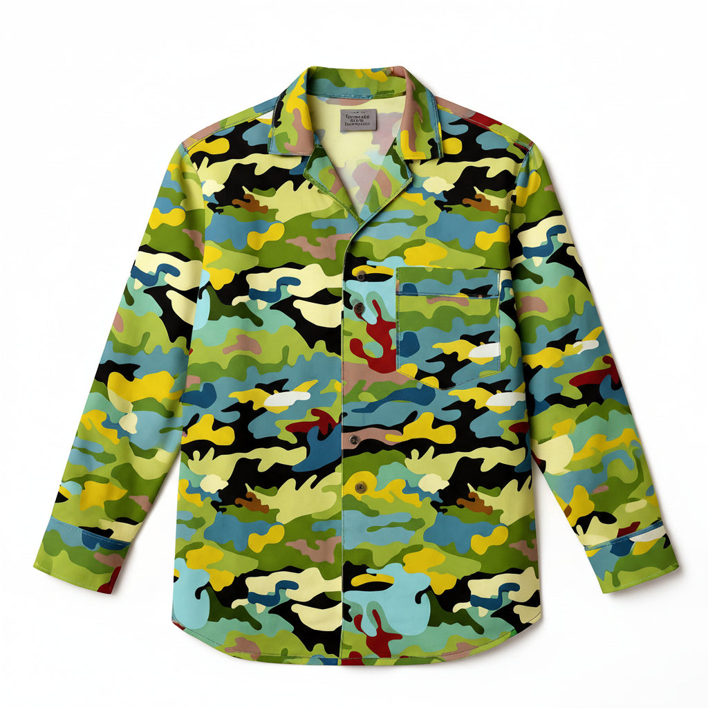 The Little Creatures Camo Pajama Top