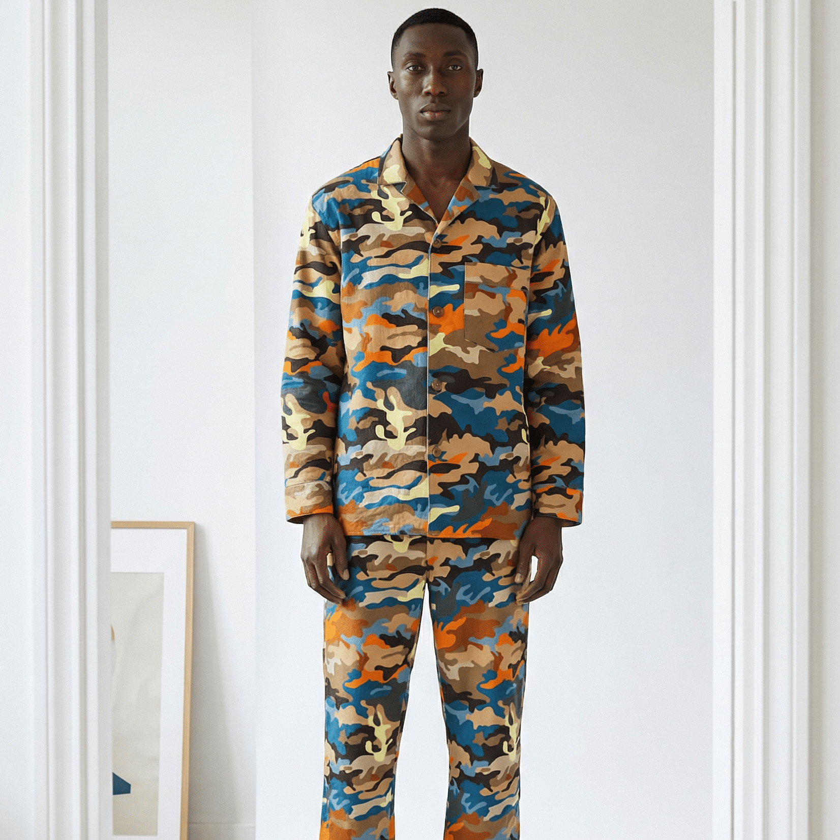 The Modern Life is Rubbish Camo Pajama Top