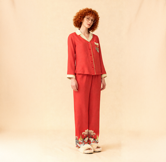 Winter Town Pajama Pants in Snowed In