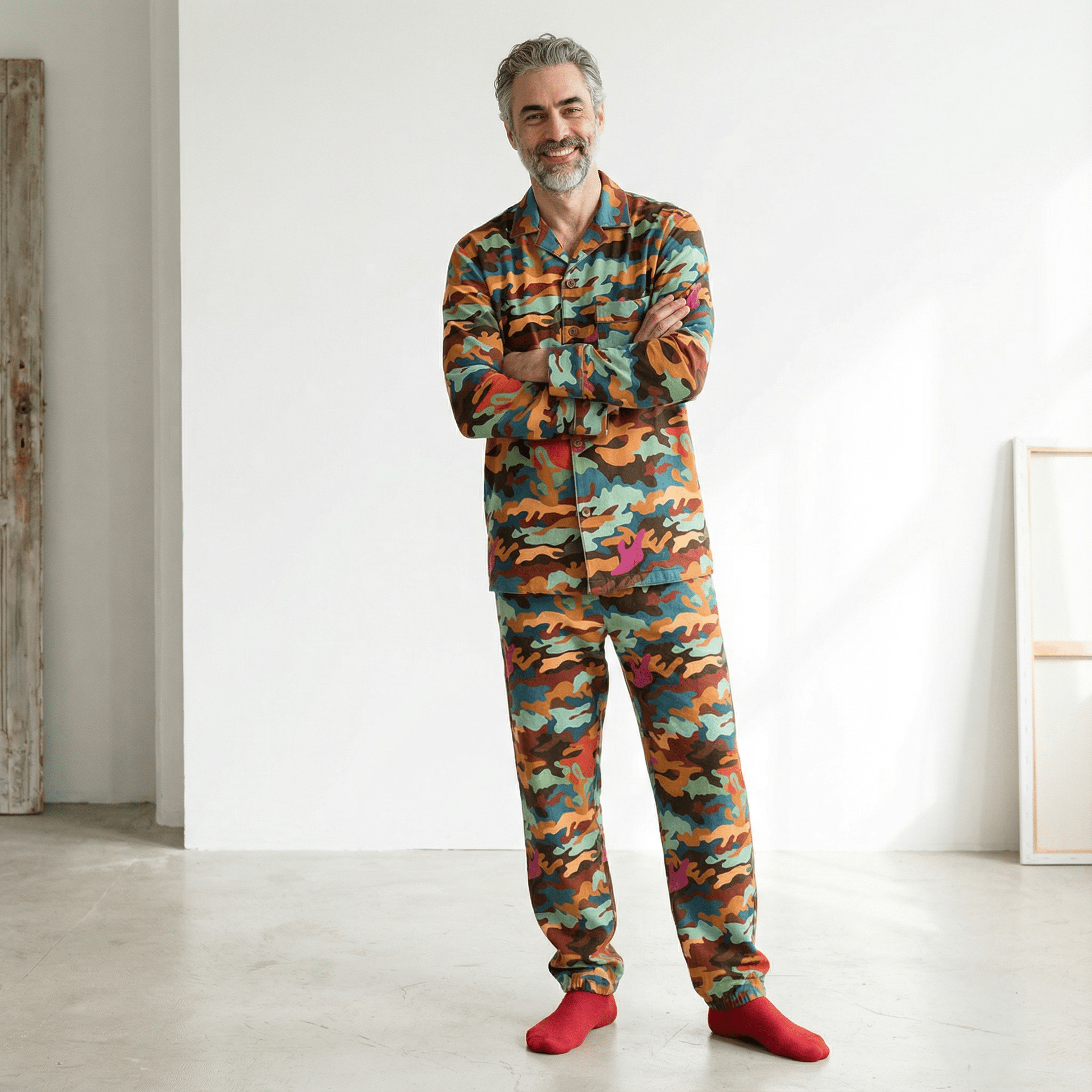 The Modern Life is Rubbish Camo Pajama Top