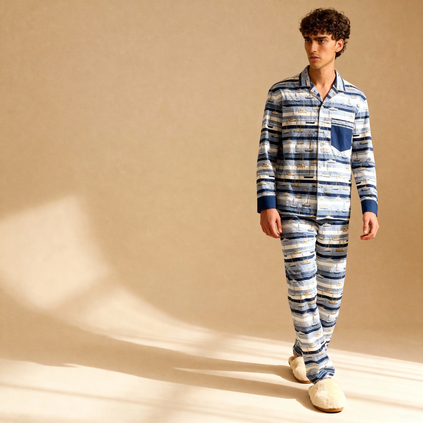 Sweet Sailing Men's Pajama Shirt