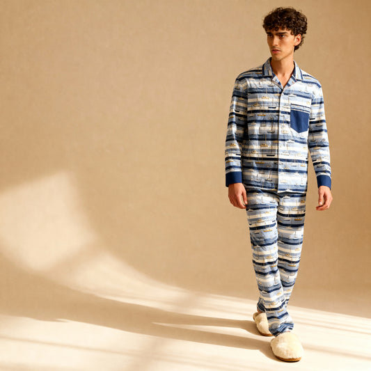Sweet Sailing Men's Pajama Shirt