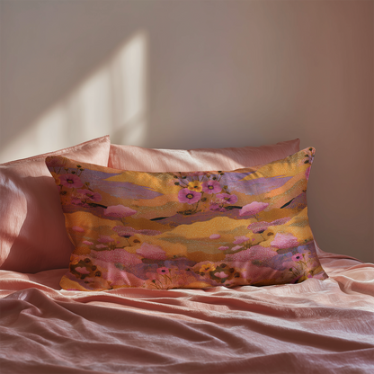 Pippa Silk Pillowcase in Coastal Dusk