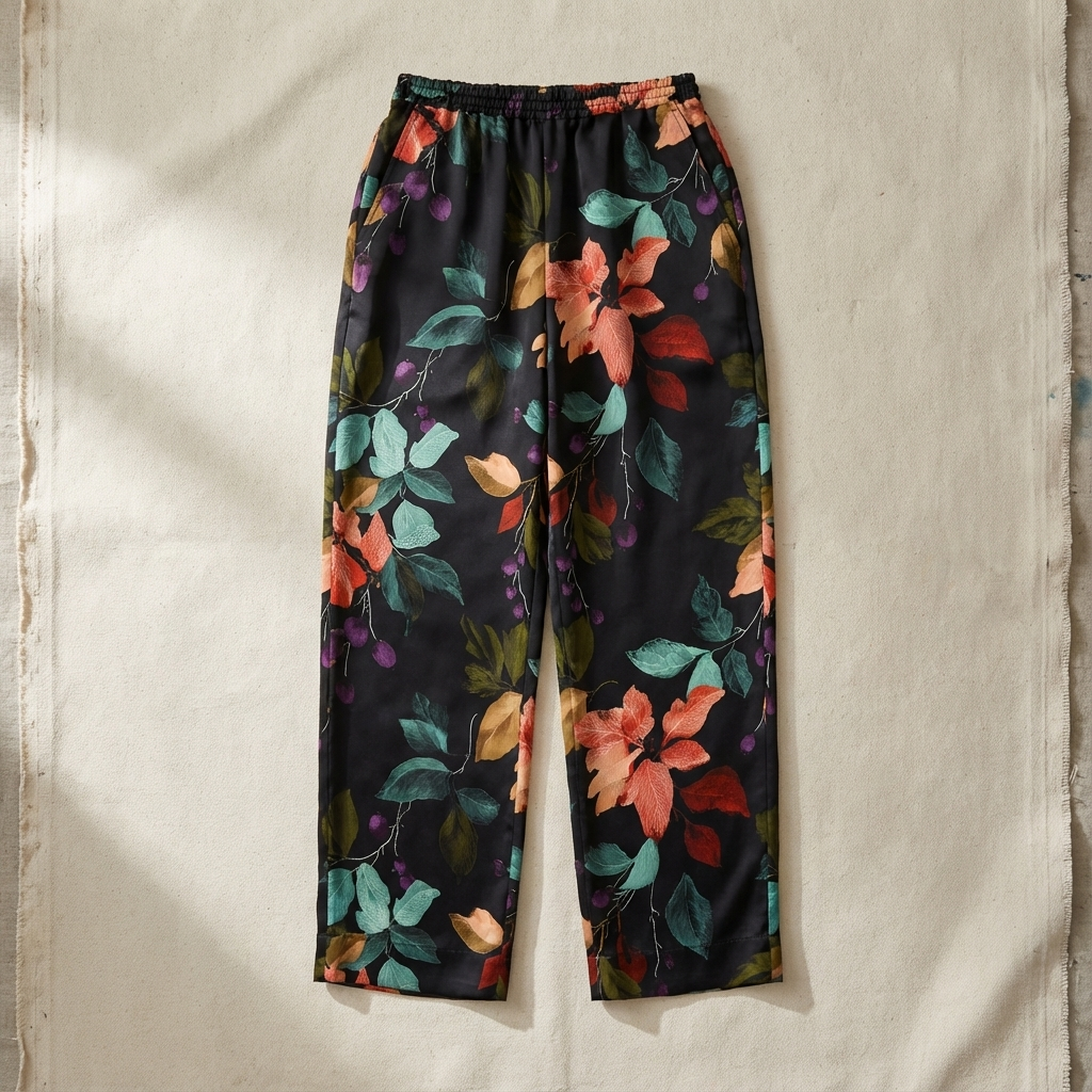 Pajama Pant | Black Harvest Florals