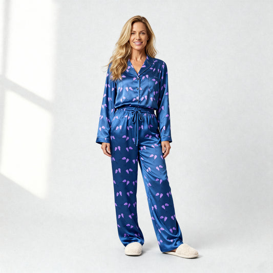 Nightcap Silk Pajama Pants in Malbec