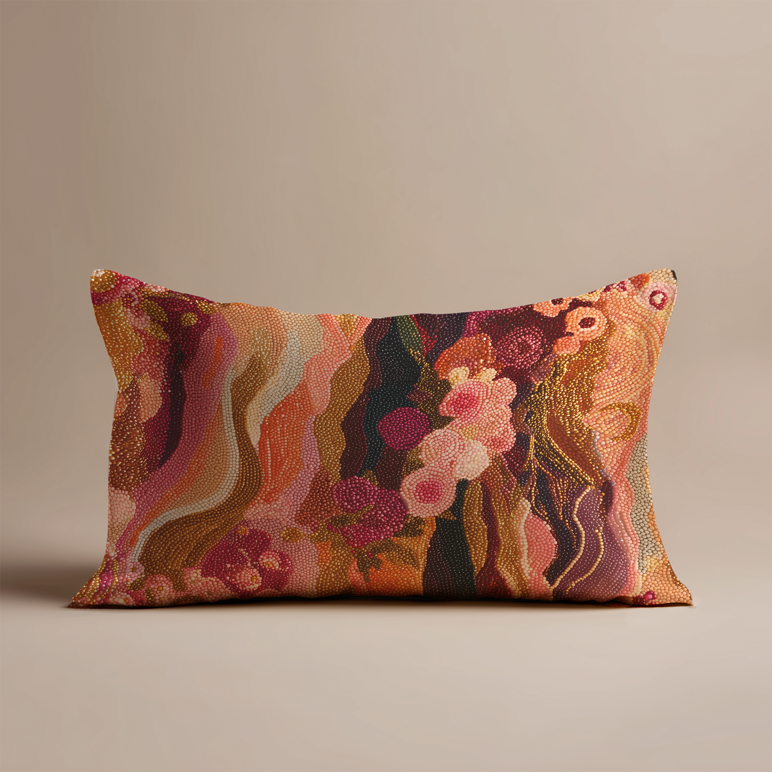 Dawn Silk Pillowcase in Golden Dusk
