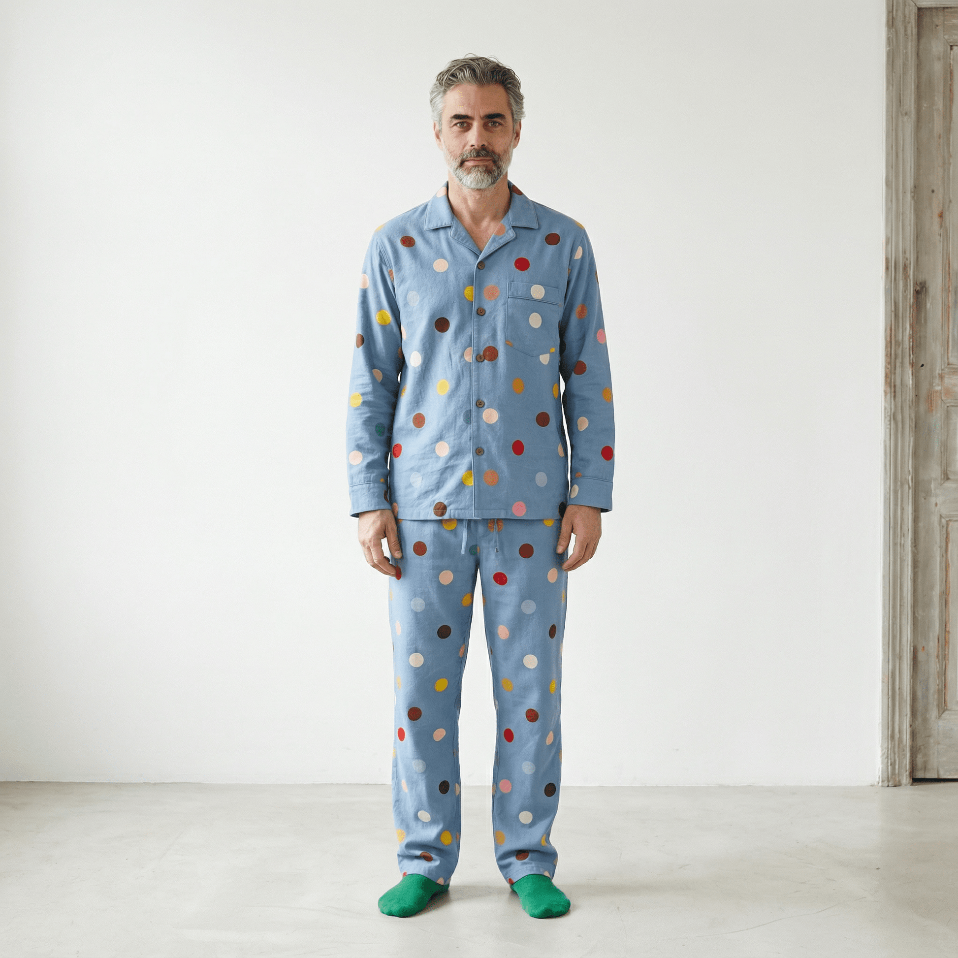 The PinUps Polka Dot Pajama Top