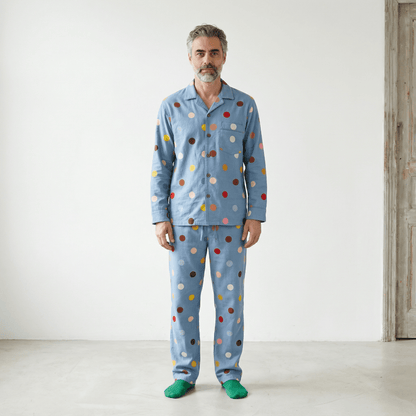 The PinUps Polka Dot Pajama Top