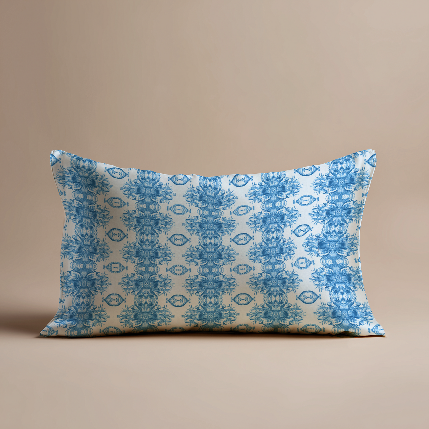 Merman Toile Silk Pillowcase in Classic