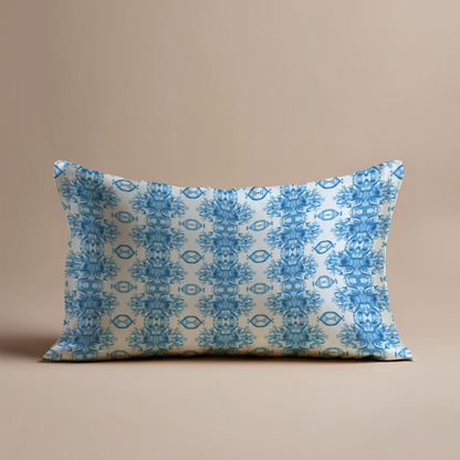 Merman Toile Silk Pillowcase in Classic