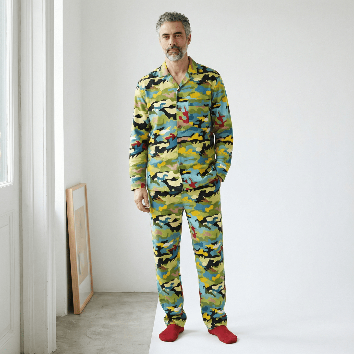 The Little Creatures Camo Pajama Top