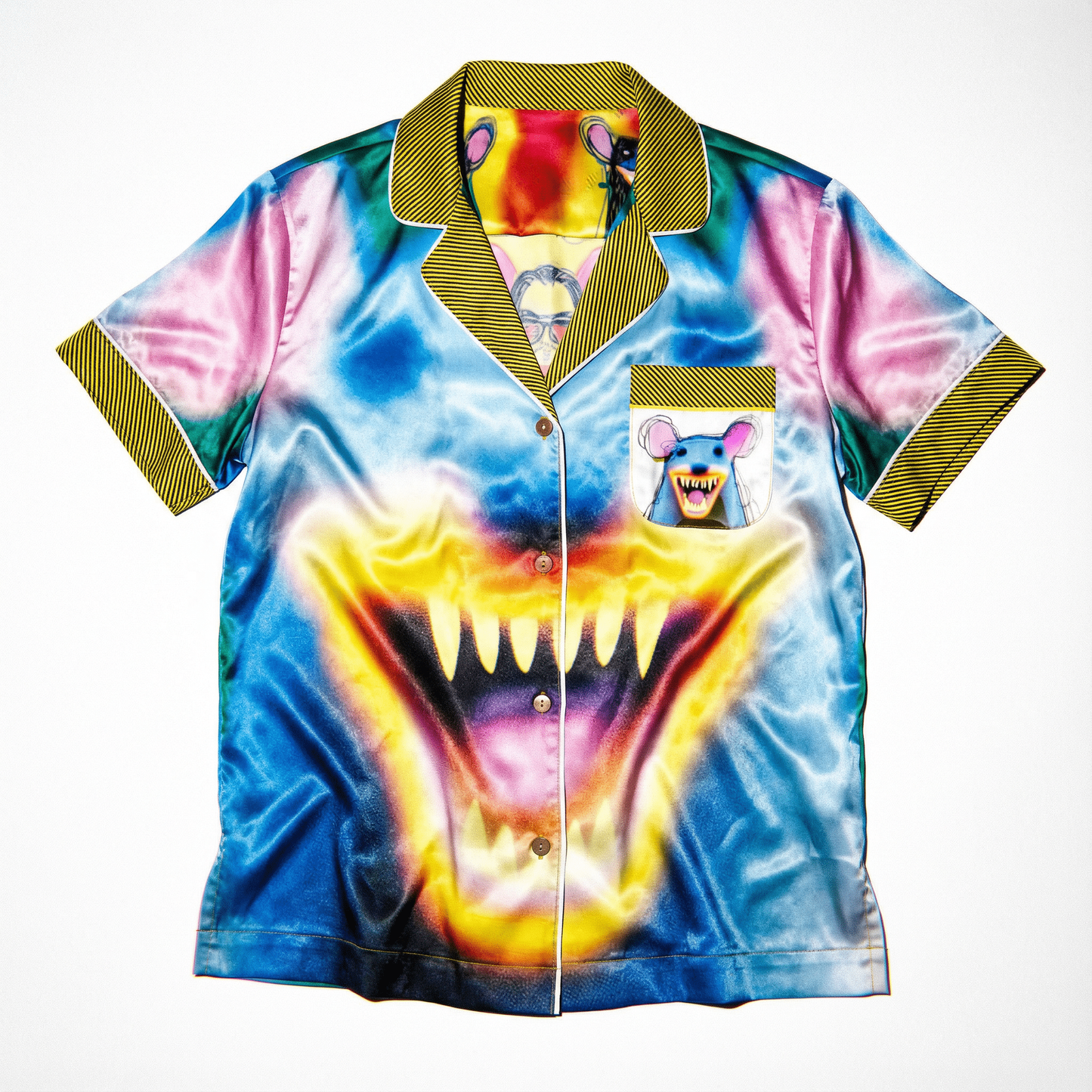 Infected Rat Silk Pajama Shirt In non-sequitur