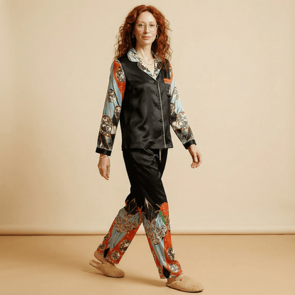 Insectarium Silk Pajama Pants in Museum Hours