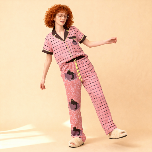 Cats In Boxes Pajama Top