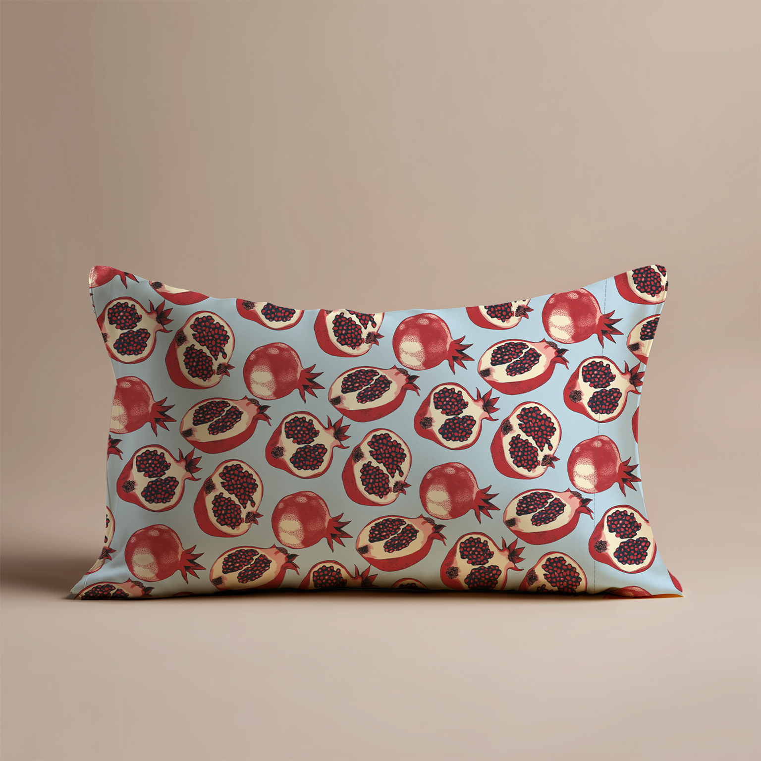 Pomegranate Silk Pillowcase in Pure