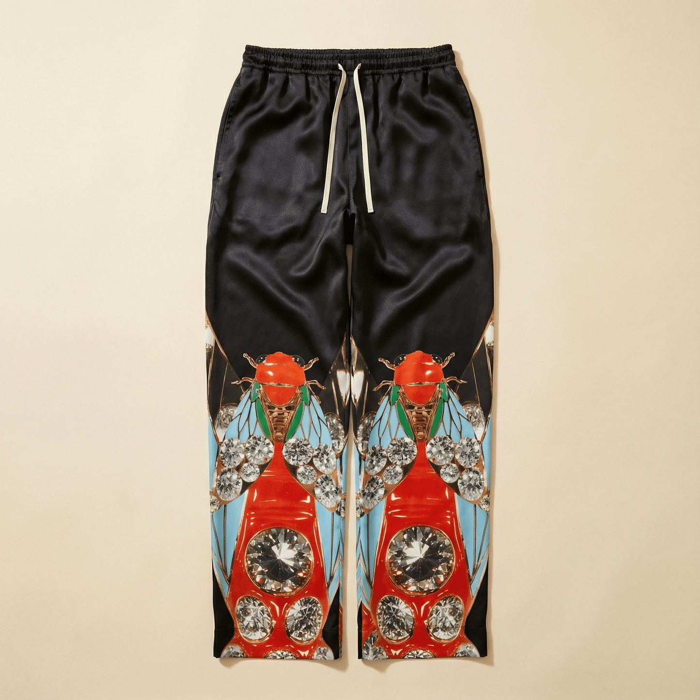 Insectarium Silk Pajama Pants in Museum Hours