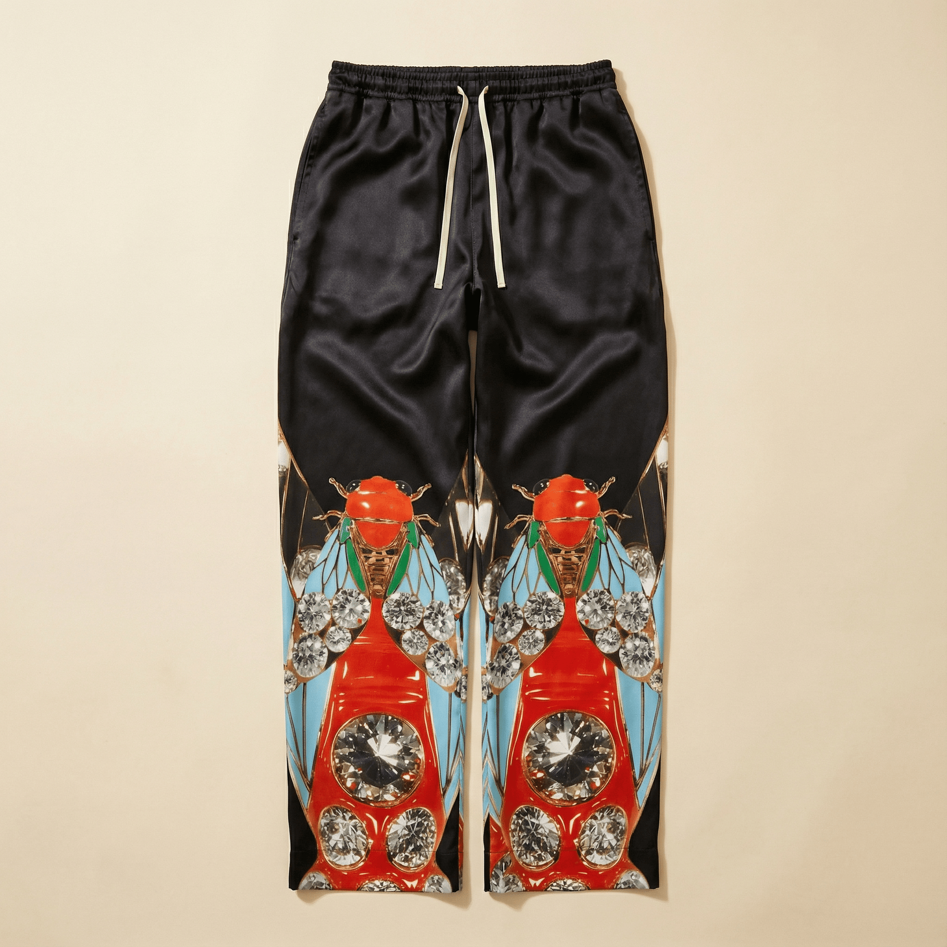 Insectarium Silk Pajama Pants in Museum Hours